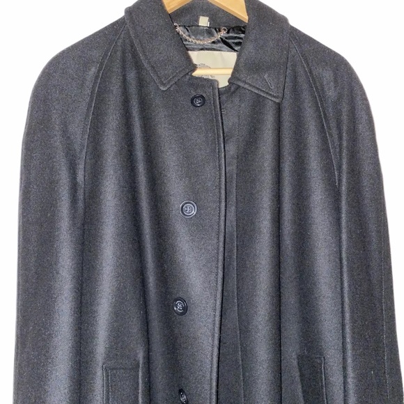 Burberry mens authentic 100% cashmere coat size L - Picture 3 of 8